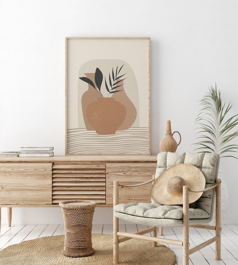 Boho Earthy Prints: Digital Fall Decor