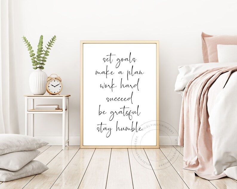 Inspirational Office Wall Art - Printable Motivation