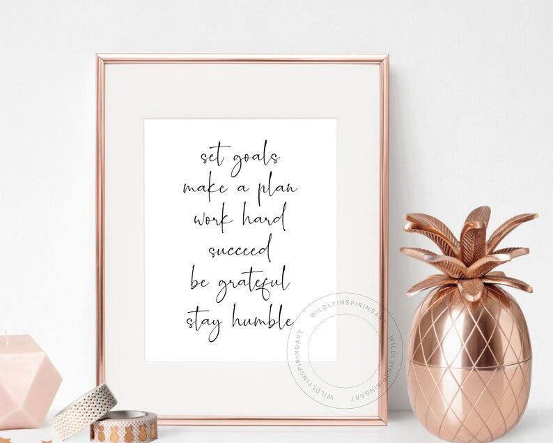 Inspirational Office Wall Art - Printable Motivation