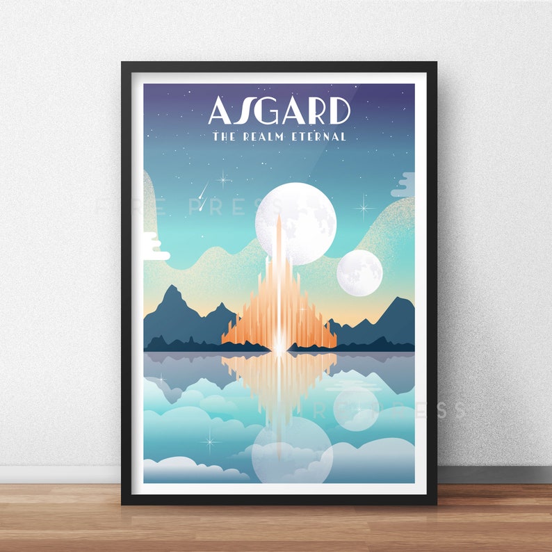 Marvel Cinematic Universe Posters Collection: Asgard, Wakanda, and More