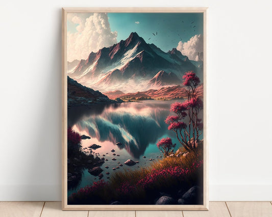 Stunning Mountain Wall Art: Landscape Beauty for Your Home