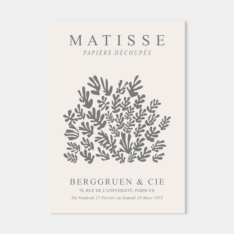 Elegant Matisse Print Set: Neutral Wall Art Trio