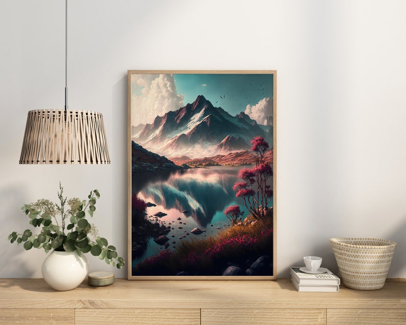 Stunning Mountain Wall Art: Landscape Beauty for Your Home