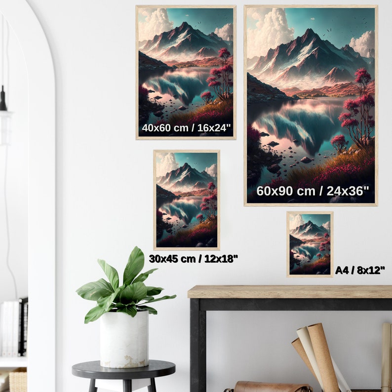 Stunning Mountain Wall Art: Landscape Beauty for Your Home