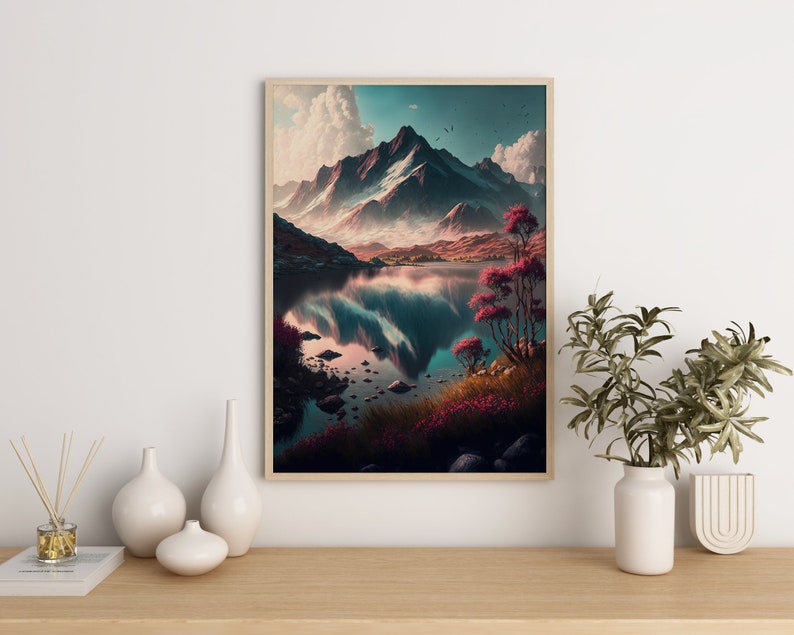 Stunning Mountain Wall Art: Landscape Beauty for Your Home