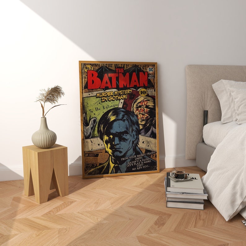 Batman No. 2 Comic Poster: Vintage Superhero Wall Art