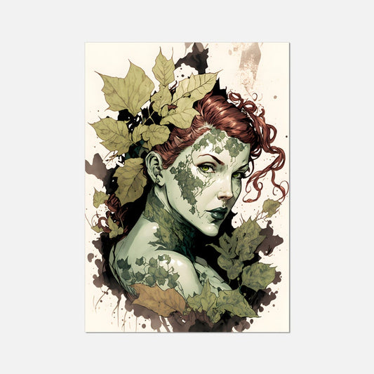 Poison Ivy Comic Book Wall Art