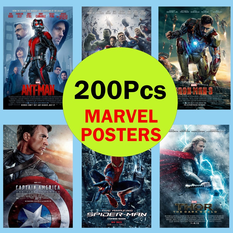 Marvel Universe Iconic Character Poster Collection