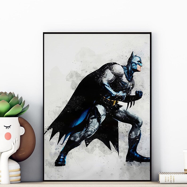 Batman Poster: Superhero Nursery Décor for Boys and Girls