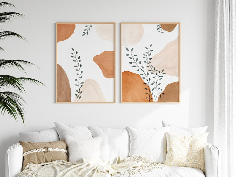 Boho Abstract Digital Wall Art