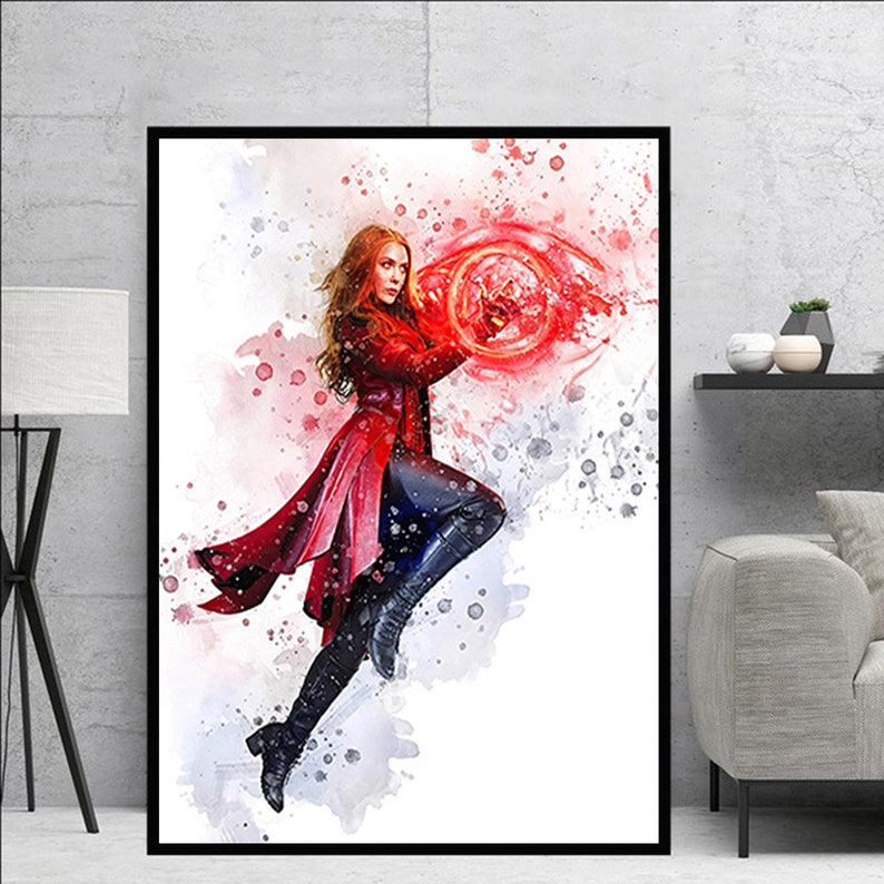 Marvel Superhero Canvas Wall Art: Spiderman, Ironman, Hulk