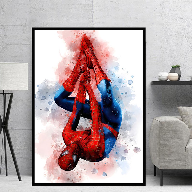 Marvel Superhero Canvas Wall Art: Spiderman, Ironman, Hulk