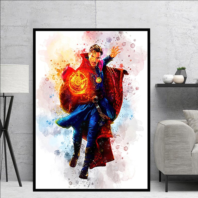 Marvel Superhero Canvas Wall Art: Spiderman, Ironman, Hulk