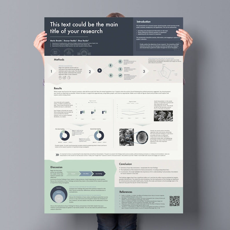 Editable Research Poster Template for Academic Conferences