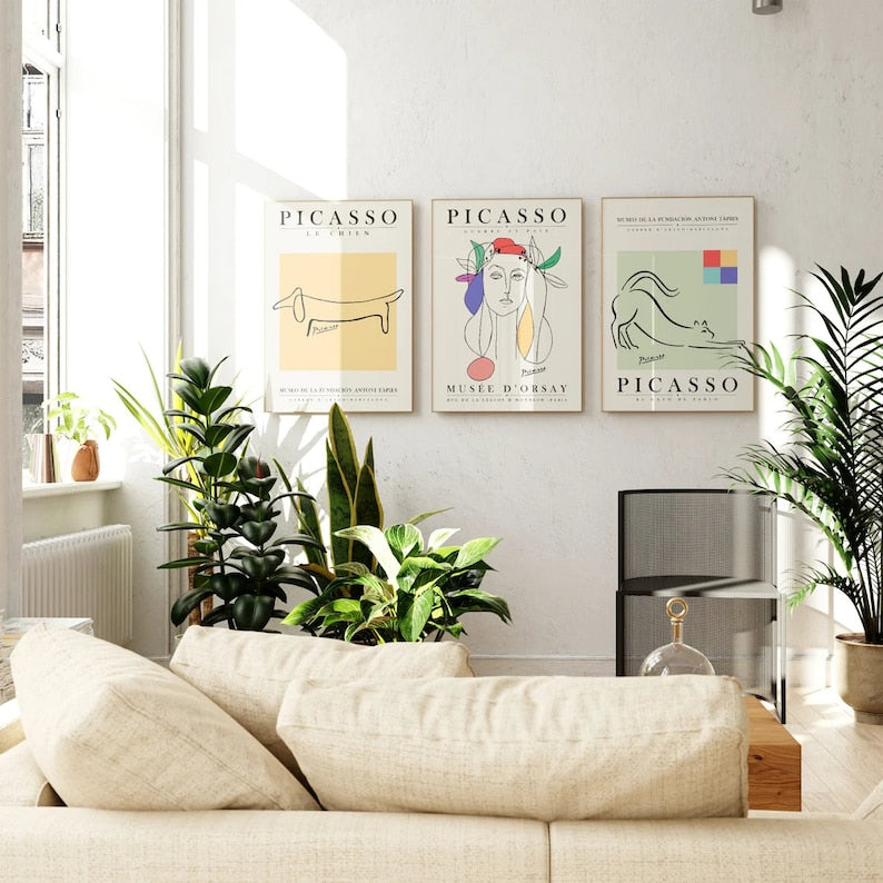 120-Piece Gallery Wall Art: Trendy Prints and Retro Posters for Flower Decor