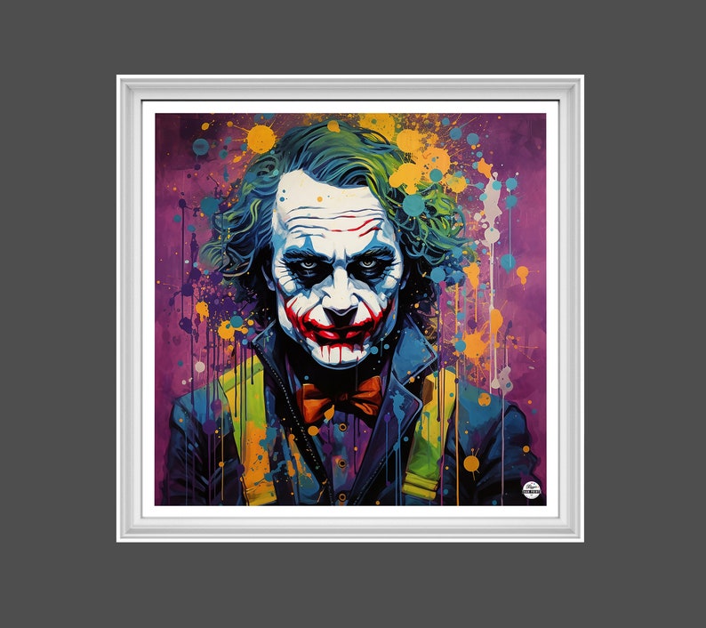 The Joker: Iconic Superhero Print