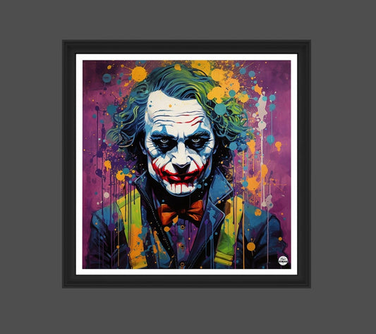 The Joker: Iconic Superhero Print