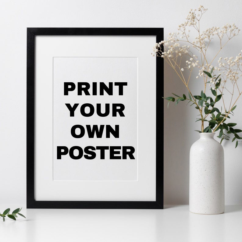 Custom Printing: Canvas Posters, Puzzles, Framing, Fulfillment