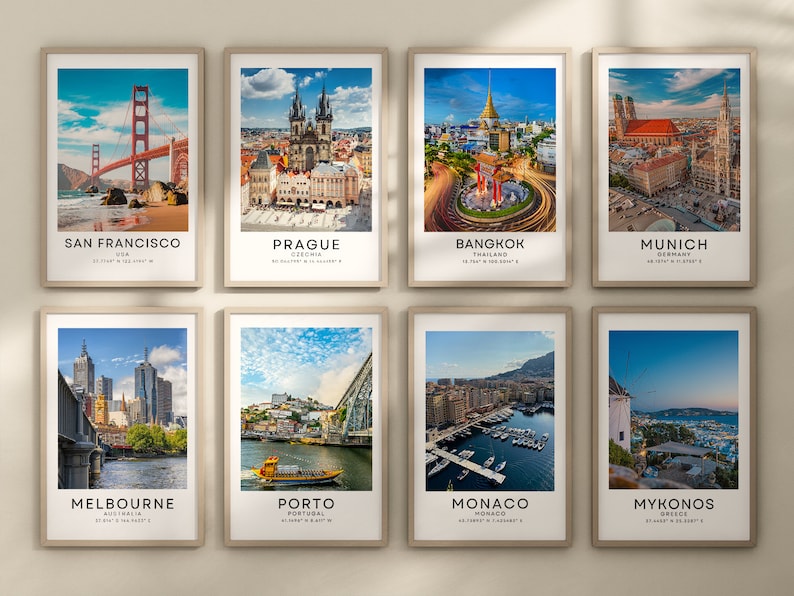 Customizable Digital City Print for Wall Decor