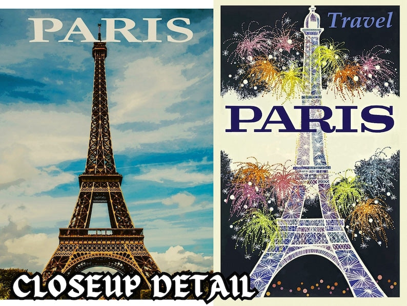 Paris Travel Posters: Vintage to Modern Cityscapes