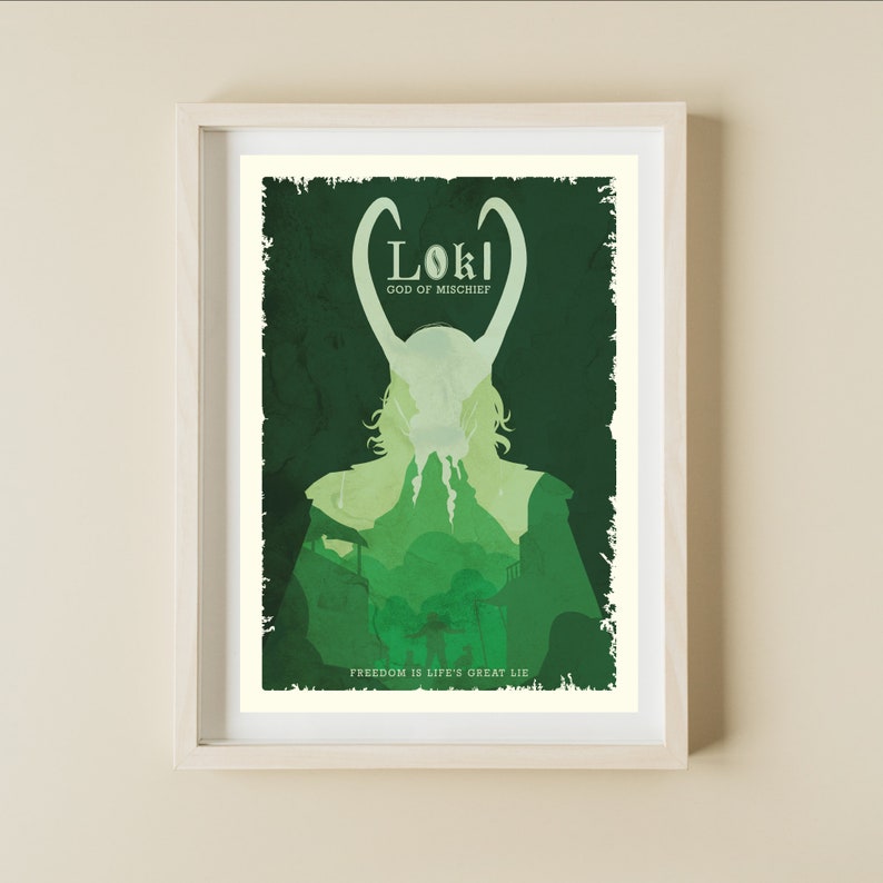 Marvelous Loki Poster: A Trickster's Allure