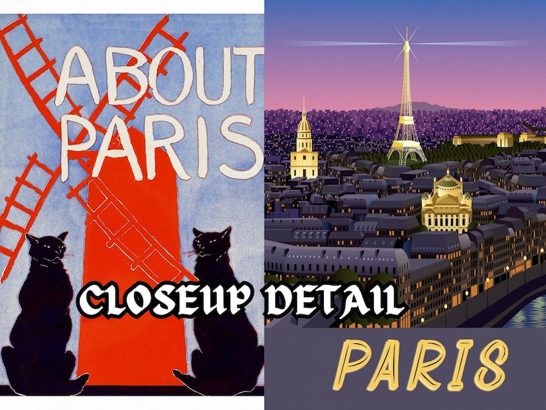 Paris Travel Posters: Vintage to Modern Cityscapes