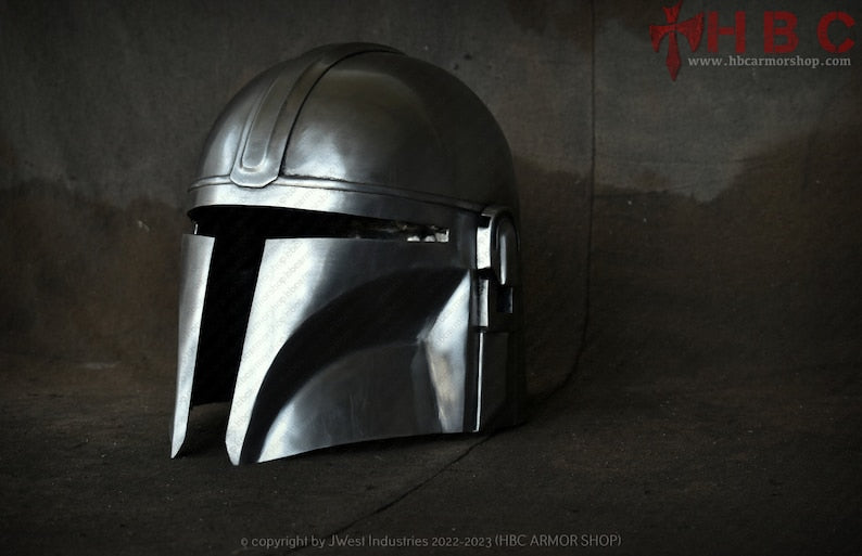 Hand-Forged Mandalorian Beskar Helmet