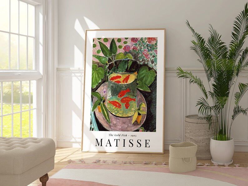 Matisse-Inspired Gallery Wall Set: Abstract Landscapes and Nature Still Lifes