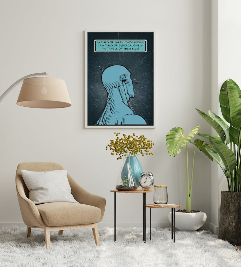"Dr. Manhattan: Watchmen Poster"