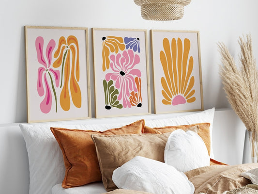 Vibrant Matisse Print Trio for Modern Decor