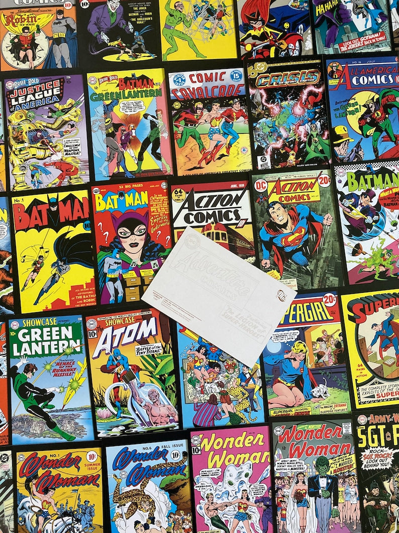 Vintage DC Comic Postcards LUCKY DIP