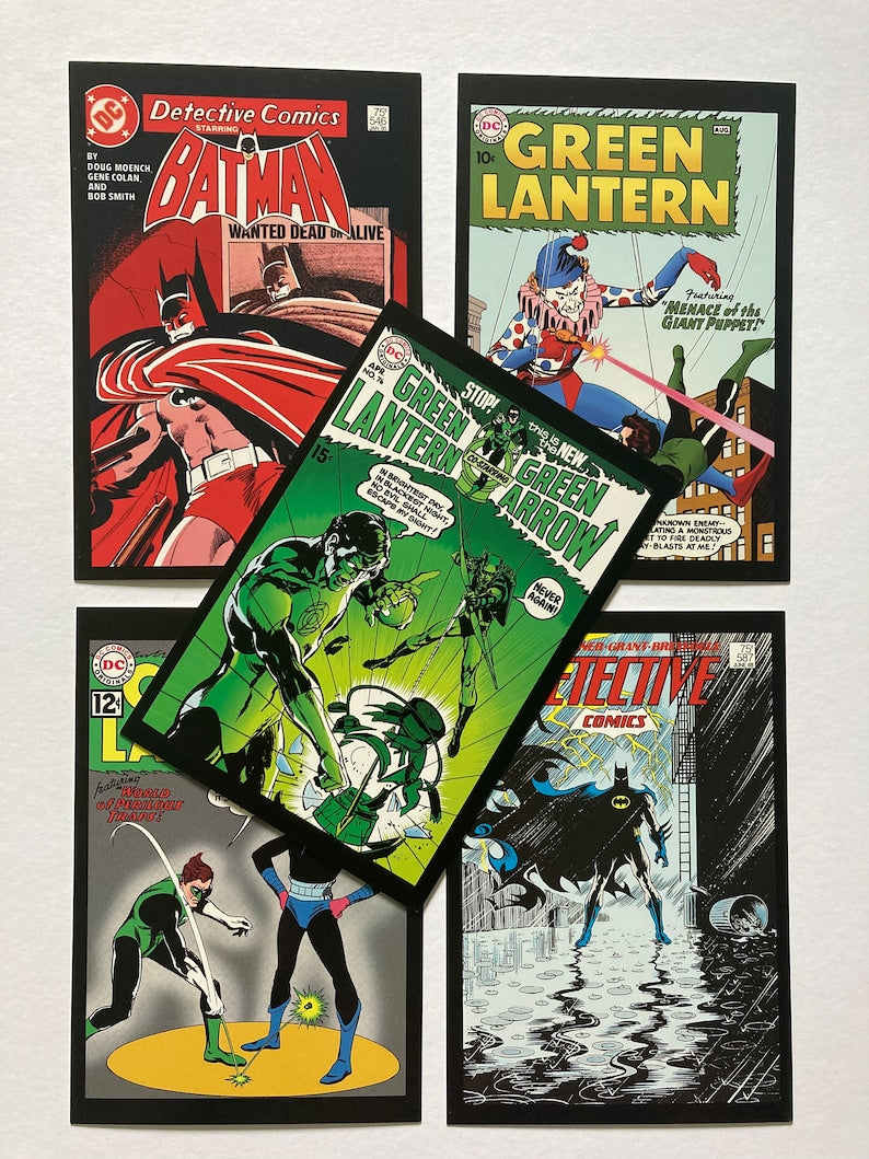 Vintage DC Comic Postcards LUCKY DIP