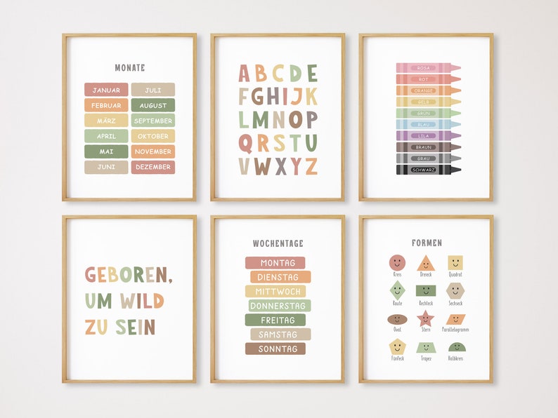 German Education Essentials: 30 Classroom-Ready Posters