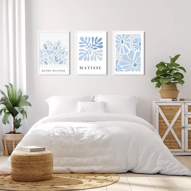 Neutral Mid-Century Matisse Print Set for Gallery Wall