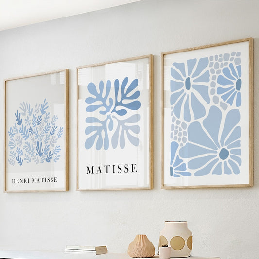 Neutral Mid-Century Matisse Print Set for Gallery Wall