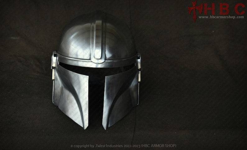 Hand-Forged Mandalorian Beskar Helmet