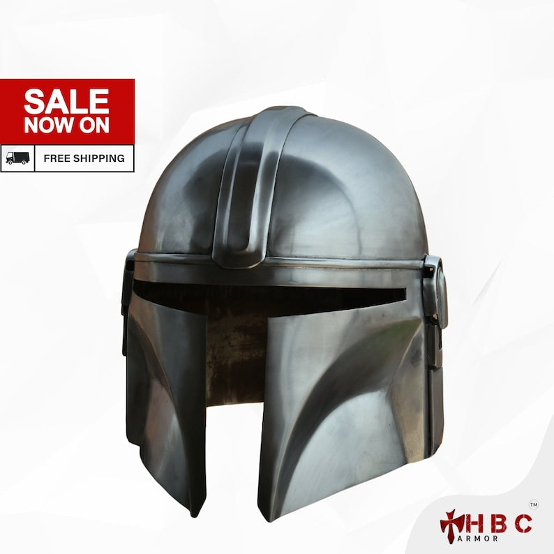 Hand-Forged Mandalorian Beskar Helmet