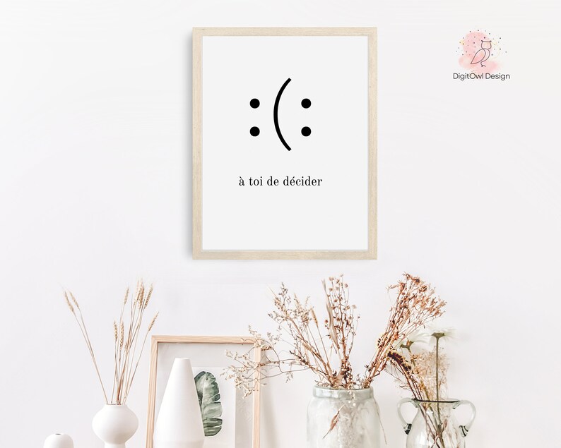 Smile Poster: Inspirational Wall Art for a Positive Mindset