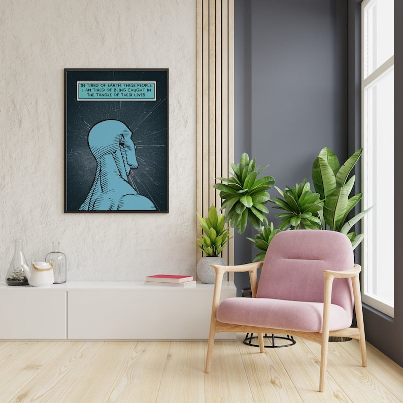 "Dr. Manhattan: Watchmen Poster"