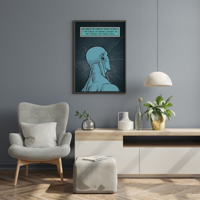 "Dr. Manhattan: Watchmen Poster"