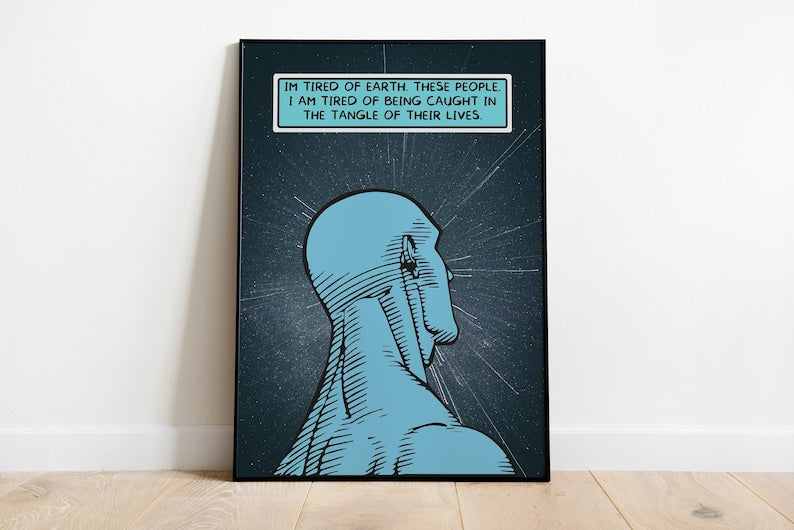 "Dr. Manhattan: Watchmen Poster"