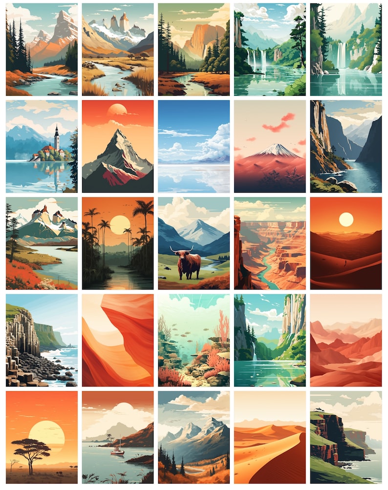 300 Retro Travel Prints: The Ultimate Travel Poster Collection