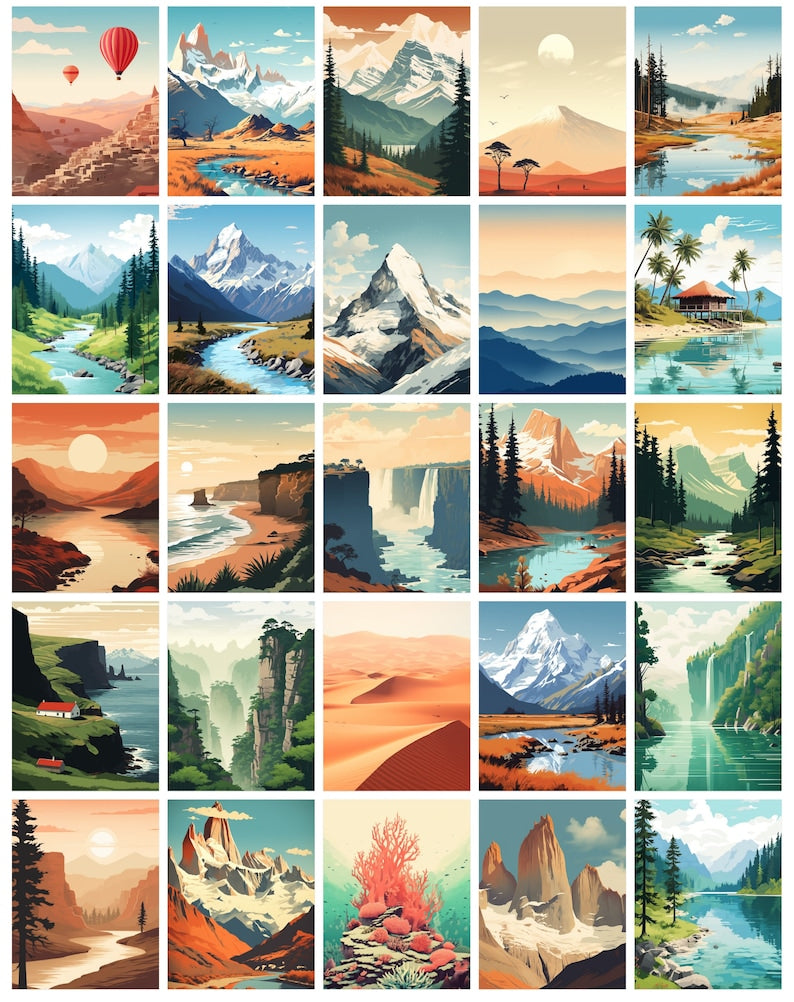 300 Retro Travel Prints: The Ultimate Travel Poster Collection