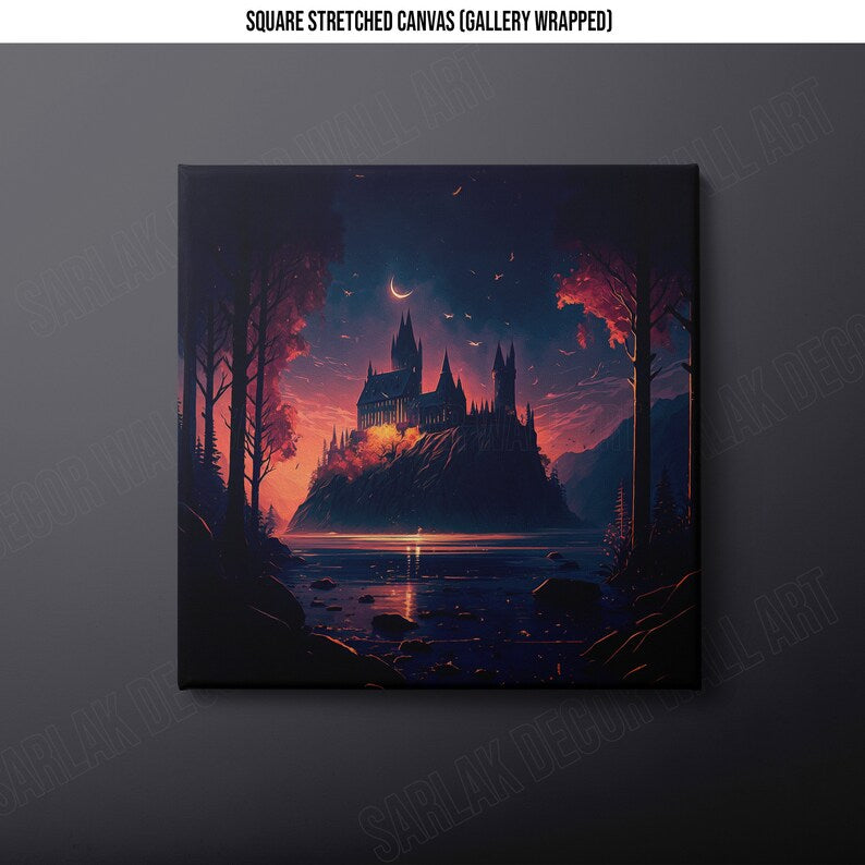 Hogwarts Canvas Wall Art: Harry Potter Themed Home Decor