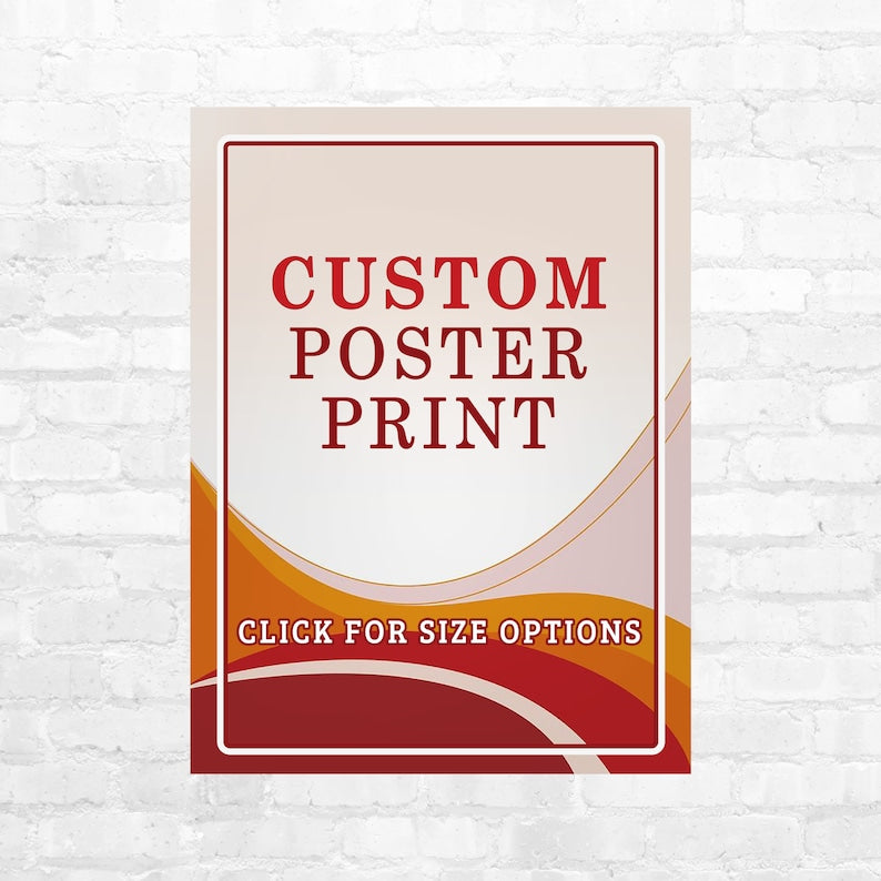 Immortalize Your Memories: Custom Posters for Every Occasion