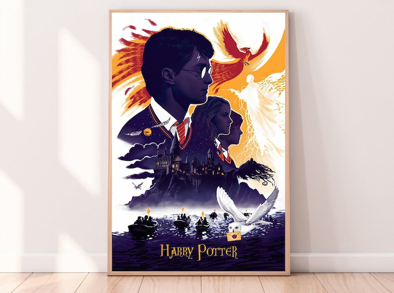 Enchanting Harry Potter Fan Art Poster: Inspired Wall Art