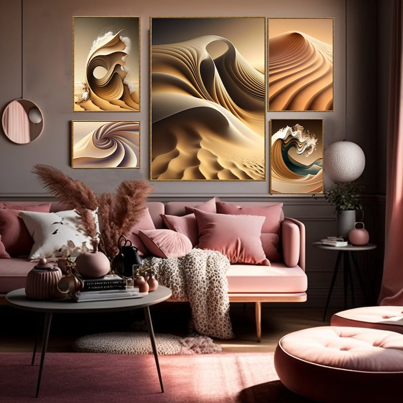 Nature's Embrace: Digital Wall Art for Tranquil Spaces