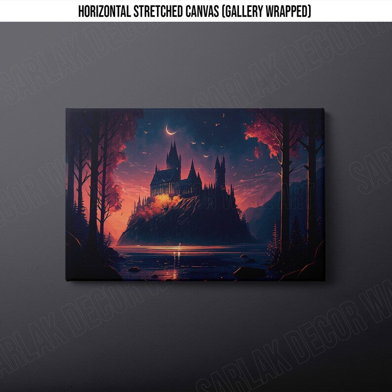 Hogwarts Canvas Wall Art: Harry Potter Themed Home Decor