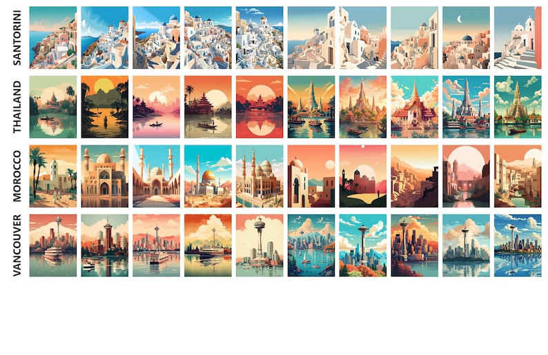 300 Retro Travel Prints: The Ultimate Travel Poster Collection