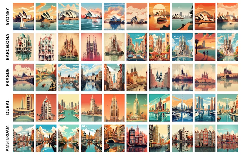 300 Retro Travel Prints: The Ultimate Travel Poster Collection